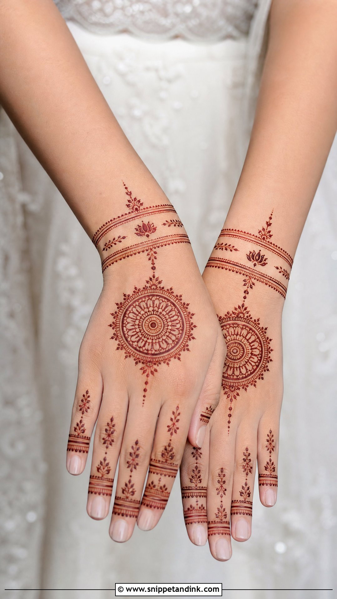 Minimal Bridal Mehndi Design - Snippet and Ink - 20 Unique Bridal Wedding Mehndi Designs