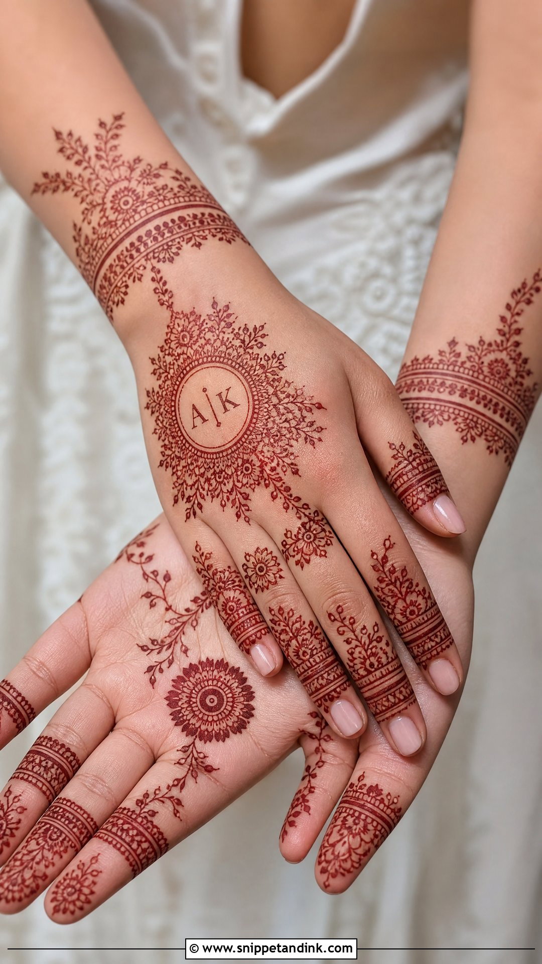 Minimal Bridal Mehndi Design - Snippet and Ink - 25 Bridal Mehndi Designs for Bride