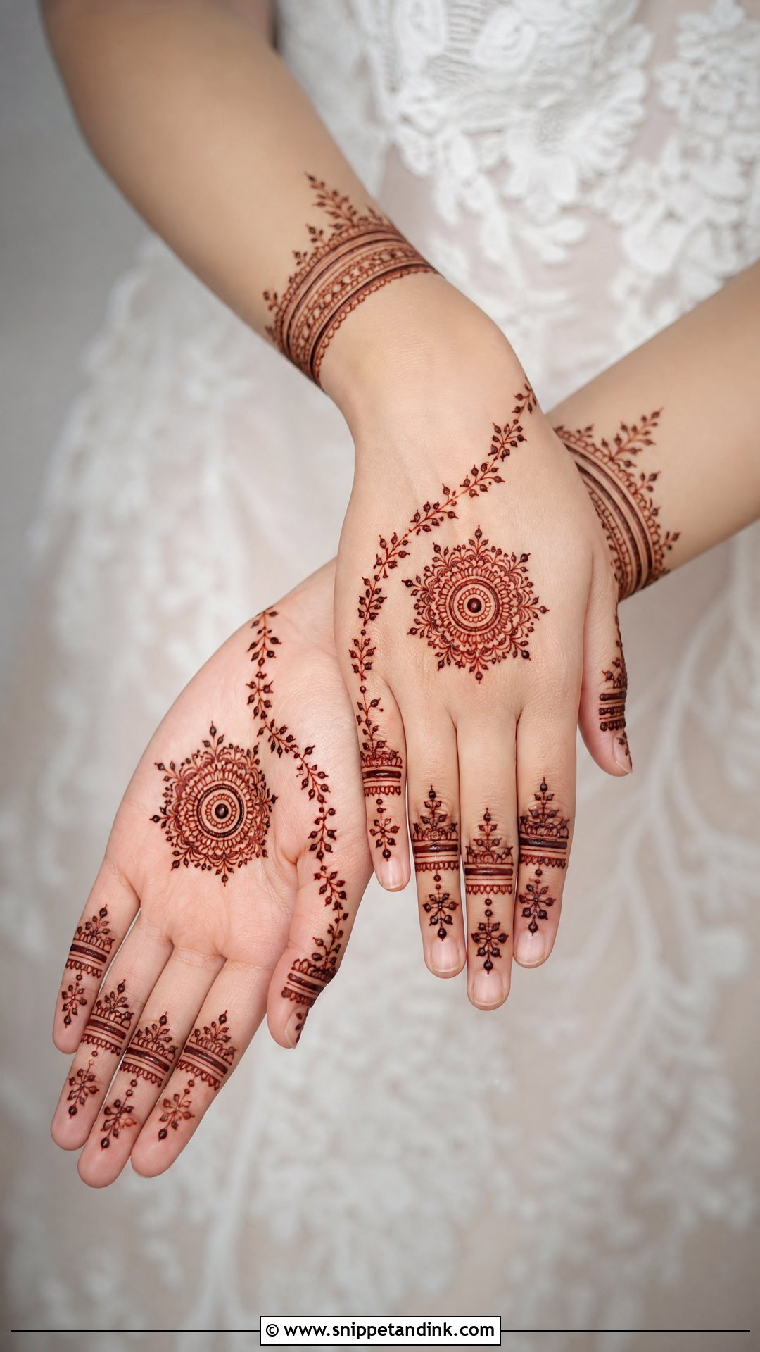 Minimal Bridal Mehndi Design - Snippet and Ink - 25 Bride Mehndi Designs Indian Weddings