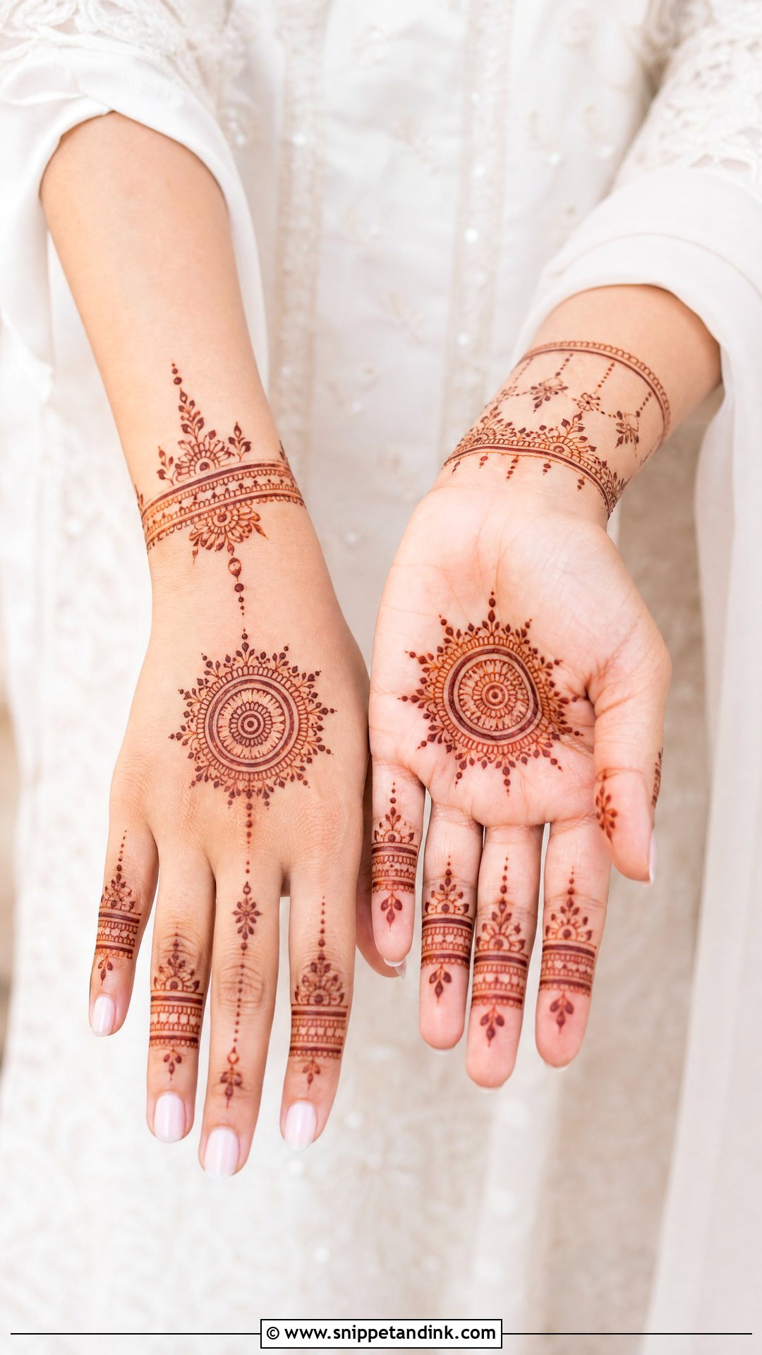 Minimal Bridal Mehndi Design - Snippet and Ink - 25 Mehndi Designs for Wedding