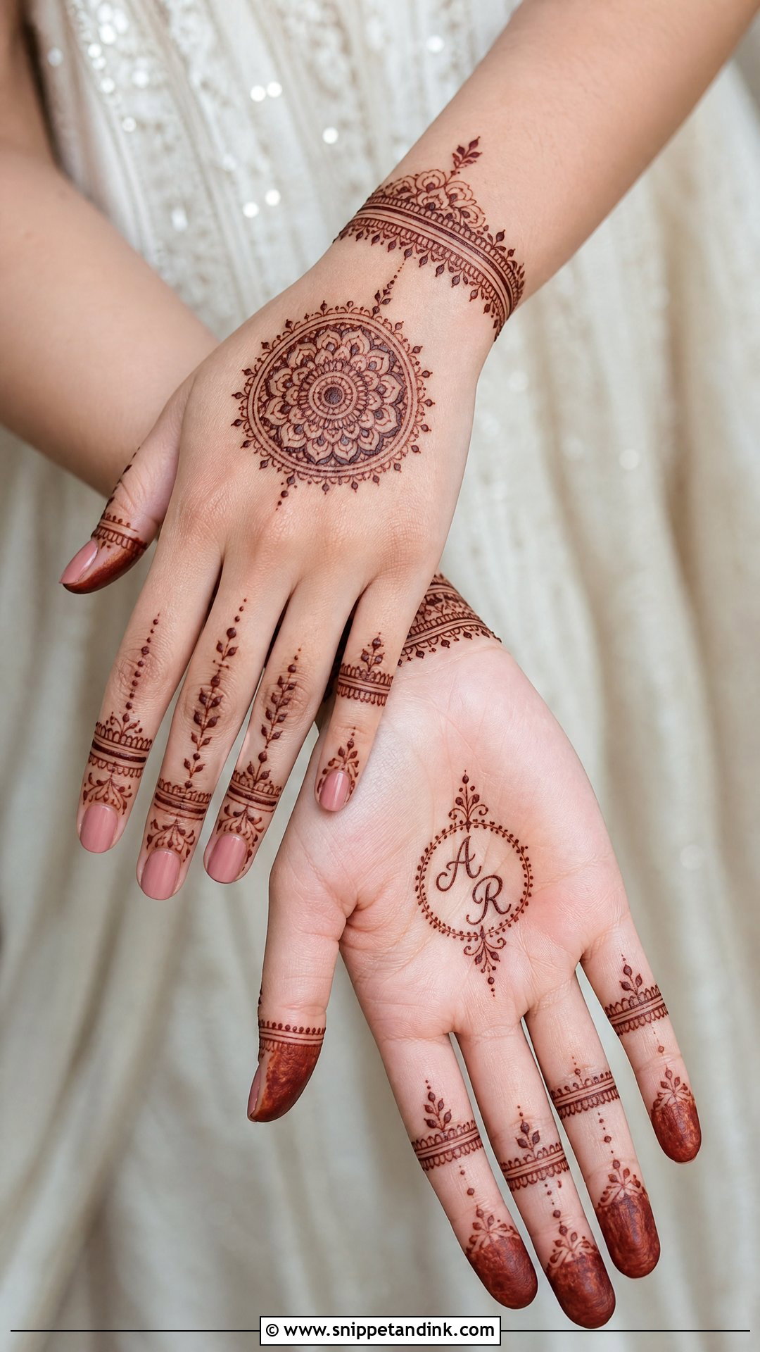 Minimal Bridal Mehndi Design - Snippet and Ink - 25 Unique Mehndi Designs for Wedding
