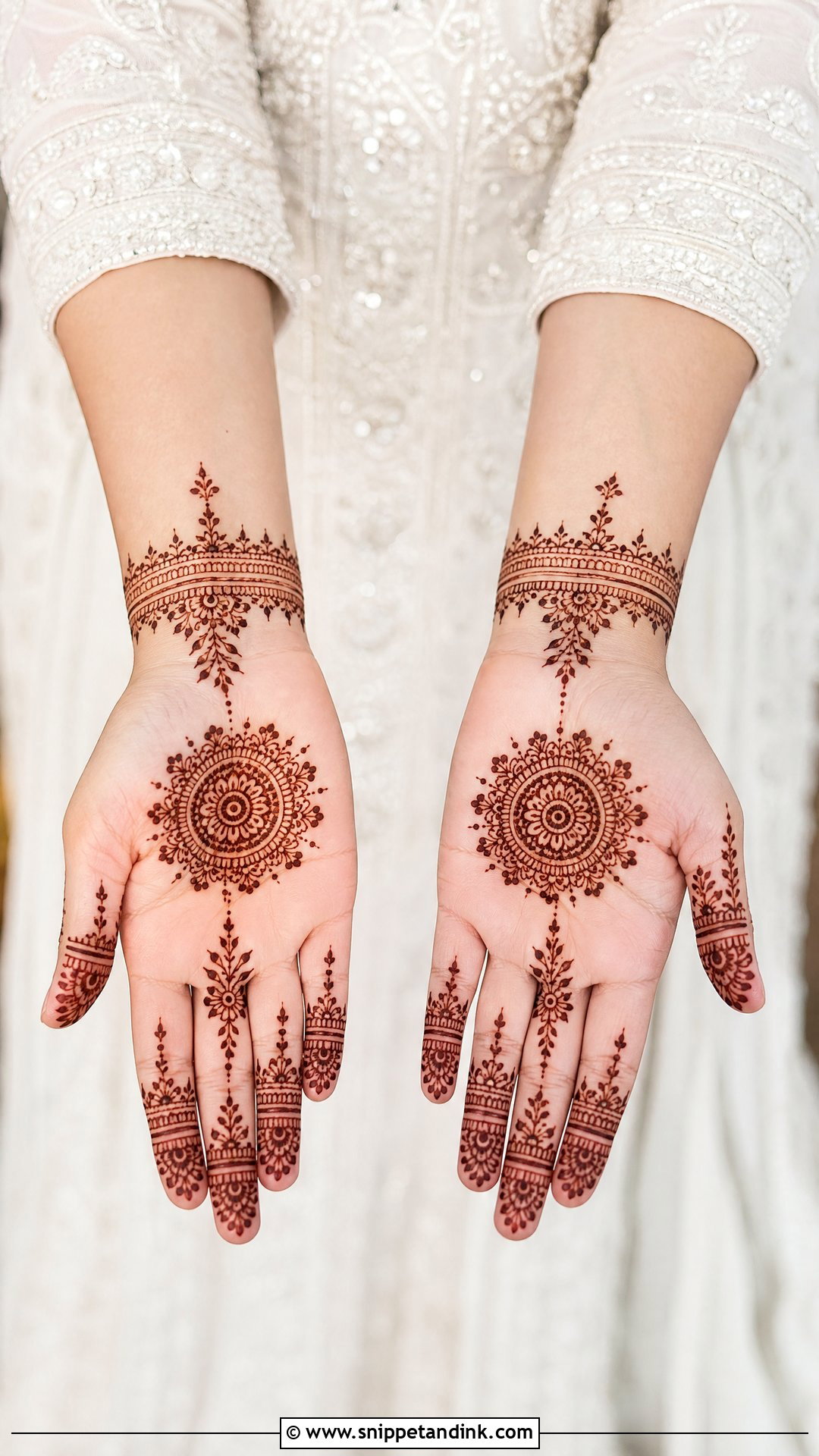 Minimal Bridal Mehndi Design - Snippet and Ink - 30 Mehndi Designs for Bride