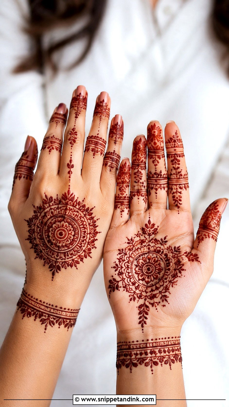 Minimal Bridal Mehndi Design - Snippet and Ink - 35 Latest Bridal Mehndi Designs Weddings