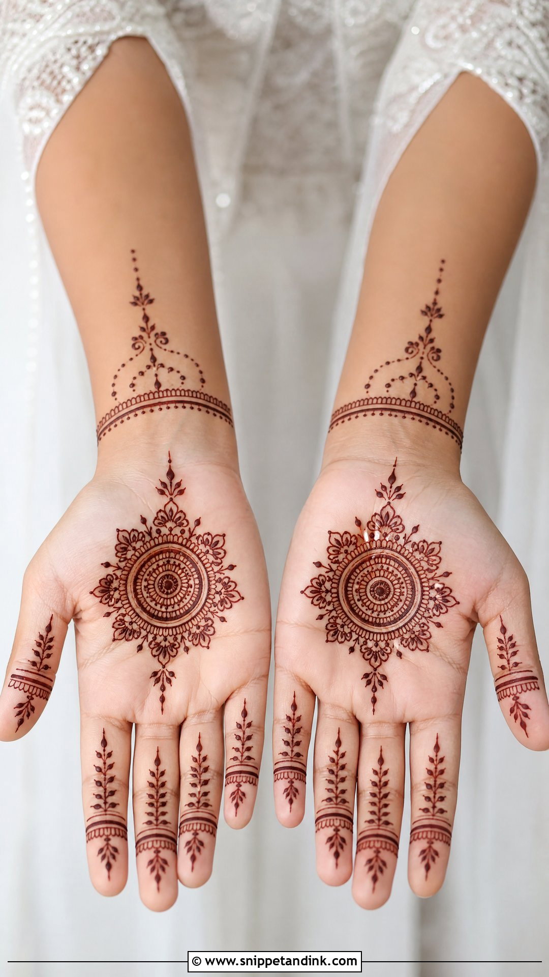 Minimal Bridal Mehndi - Snippet and Ink - 20 Indian Bridal Mehndi Designs Brides