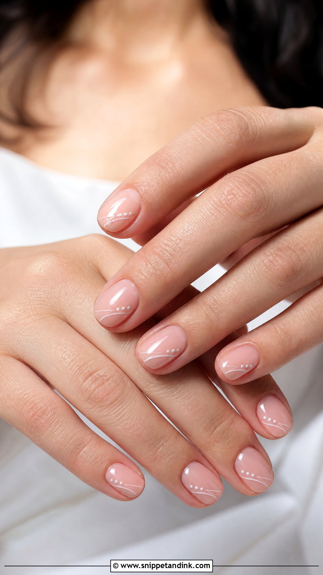 Minimal Bridal Nails - Snippet and Ink - 25 Bridal Nail Ideas Brides