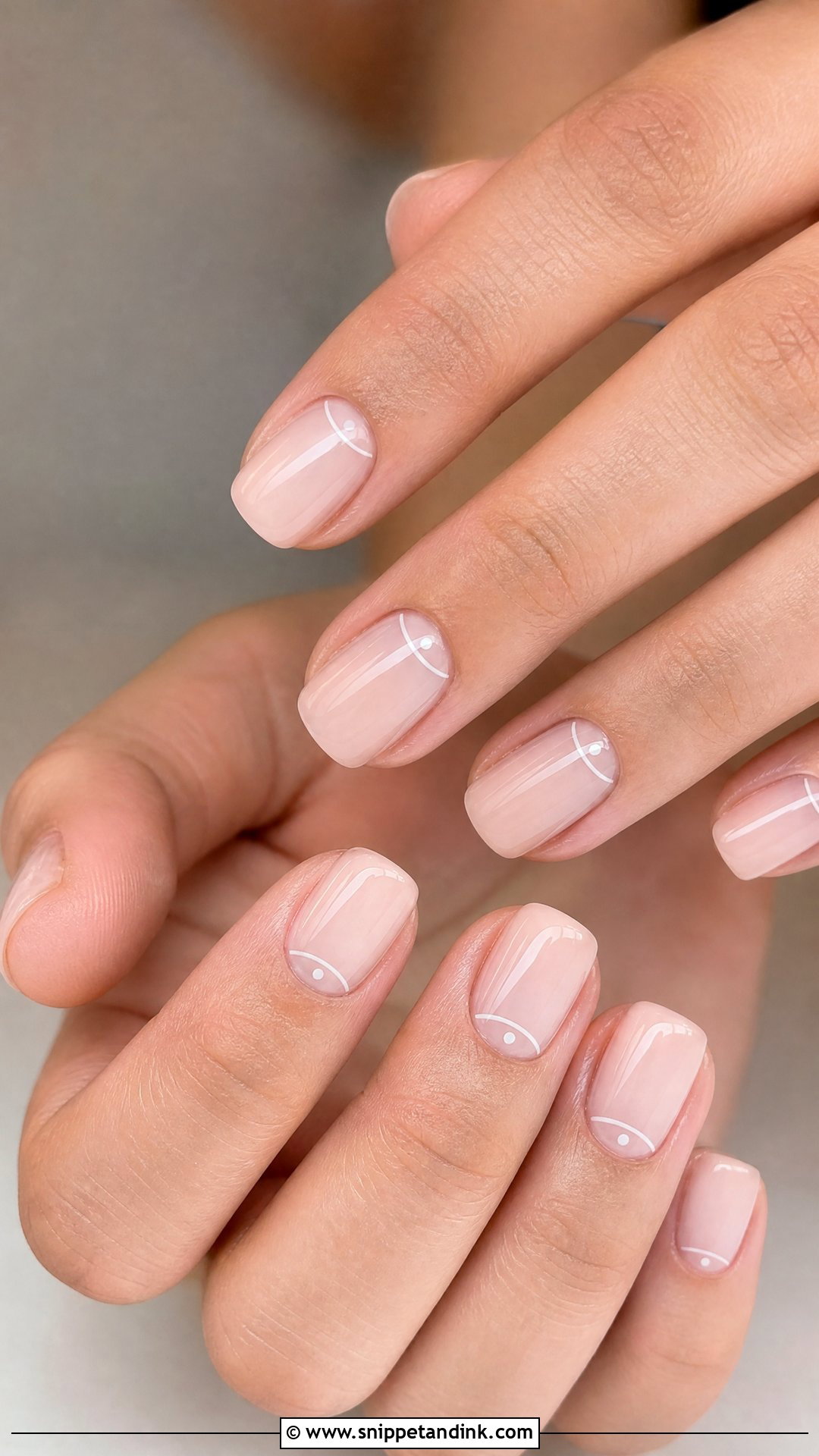 Minimal Bride Nails - Snippet and Ink - 25 Brides Nails for Wedding