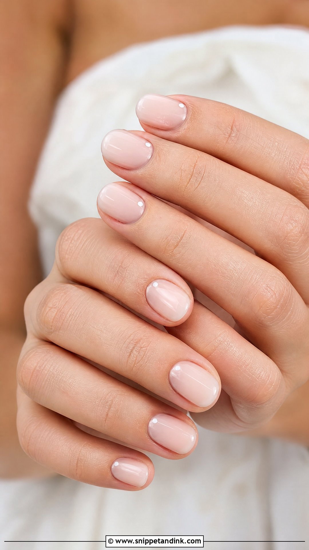 Minimal Bride Nails - Snippet and Ink - 35 Bride Nails