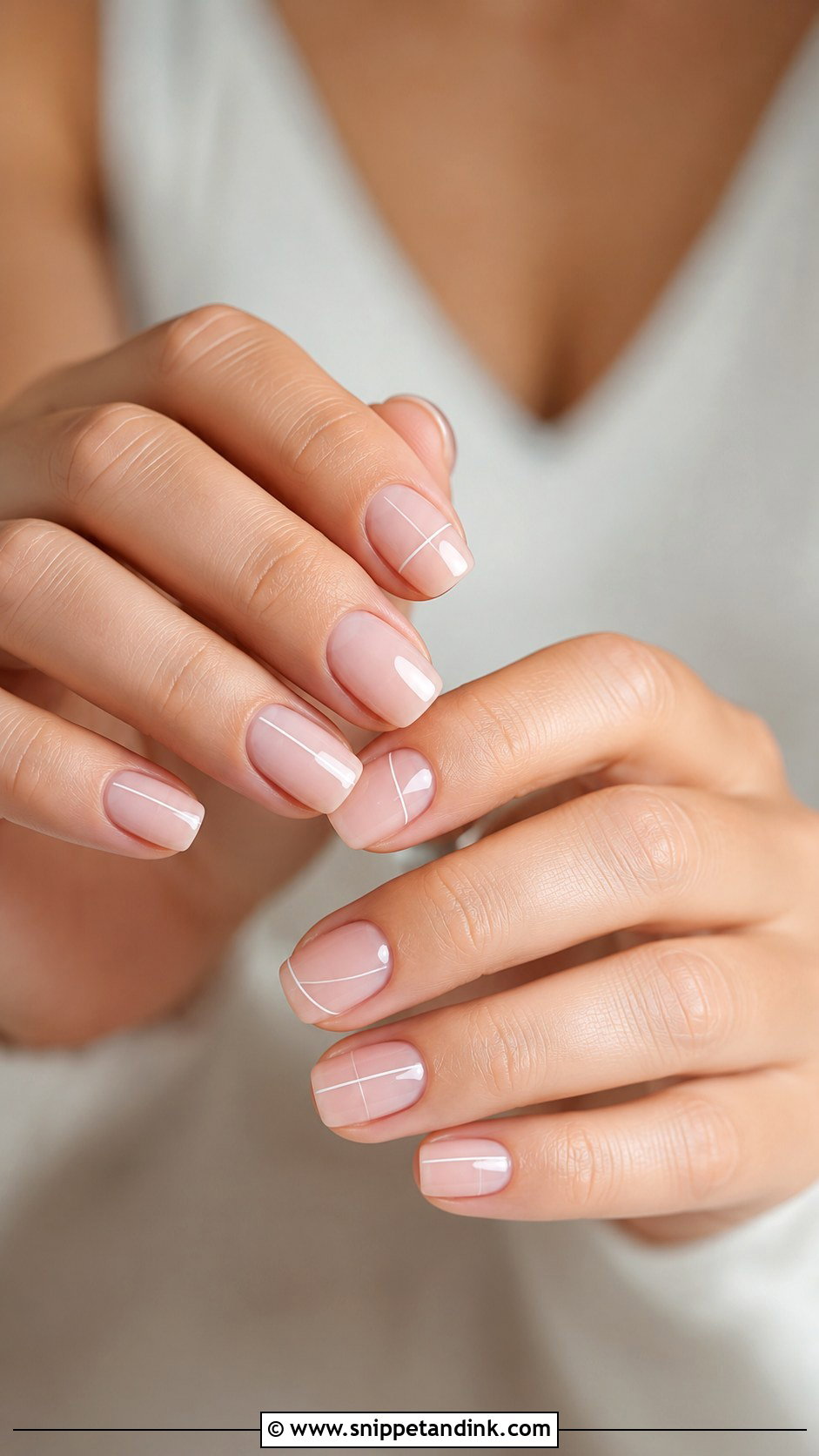 Minimal Bride Nails - Snippet and Ink - 20 Wedding Bride Nails Ideas