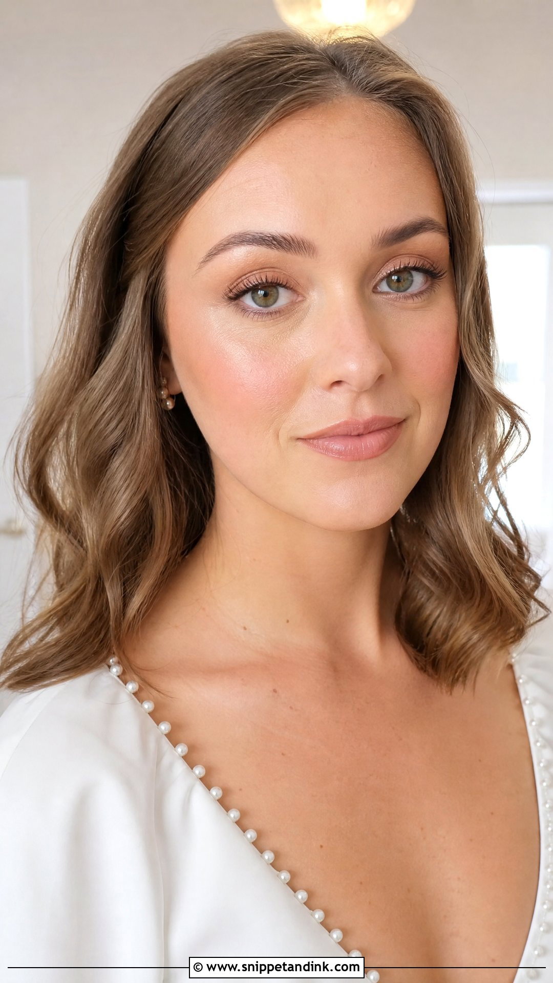 Minimal Bronzed Wedding Makeup - Snippet and Ink - 20 Sun Kissed Bronzed Wedding Makeup Look Ideas
