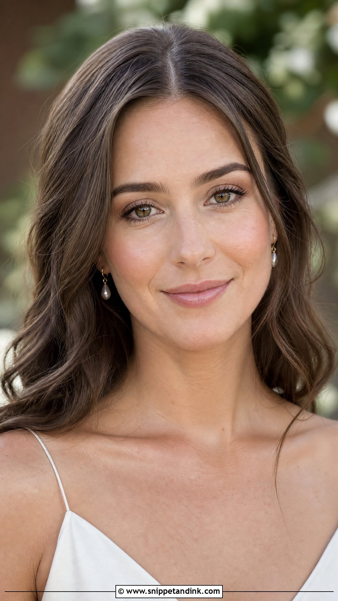 Minimal Brunette Bridal Makeup - Snippet and Ink - 20 Brunette Bridal Makeup Ideas