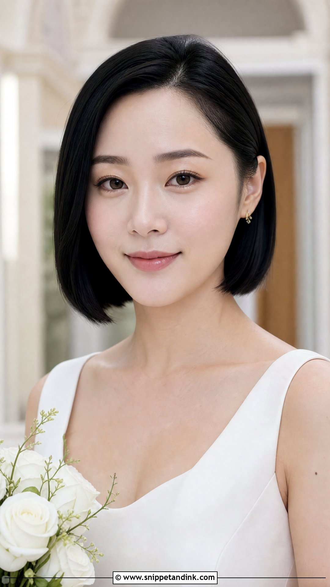 Minimal Chinese Bridal Makeup - Snippet and Ink - 20 Chinese Asian Bridal Makeup Ideas