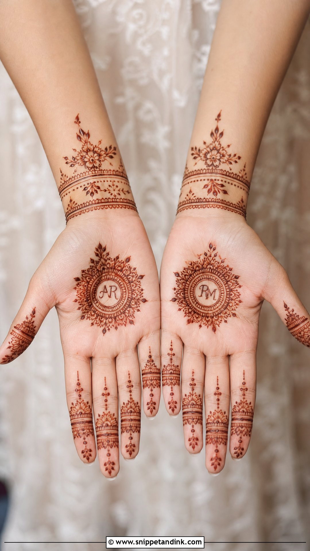 Minimal Dulhan Mehndi Design - Snippet and Ink - 30 Dulhan Mehndi Designs Indian Weddings