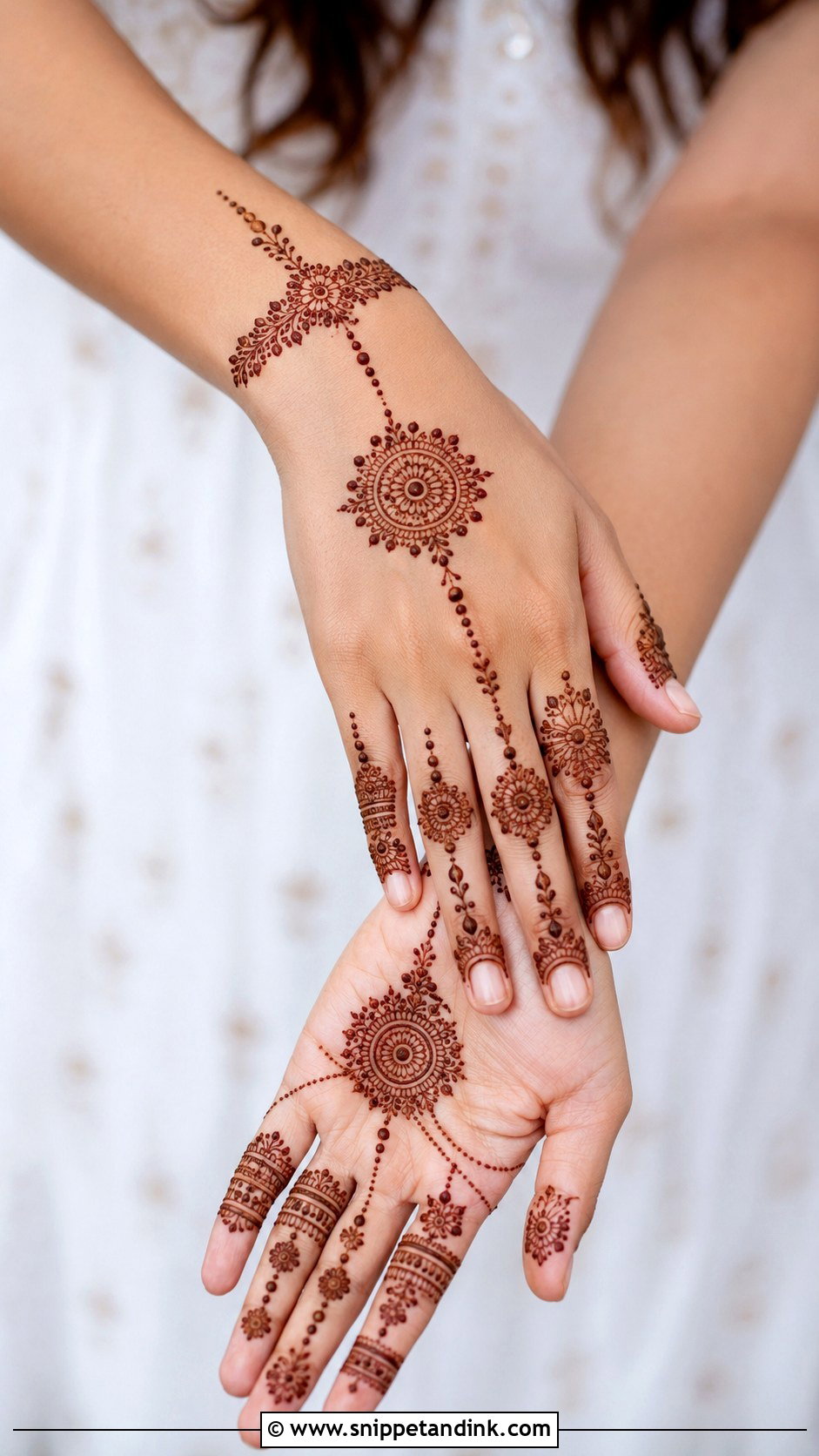 Minimal Dulhan Mehndi Design - Snippet and Ink - 35 Dulhan Mehndi Designs