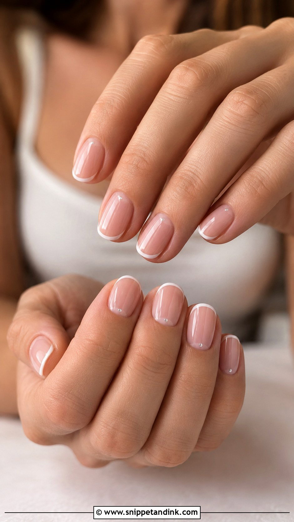 Minimal Gel Wedding Nails - Snippet and Ink - 20 Gel Wedding Nails for Bride