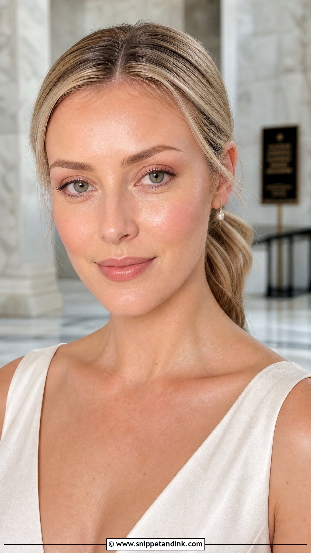 Minimal Glowy Bridal Makeup - Snippet and Ink - 30 Glowy Bridal Makeup Ideas