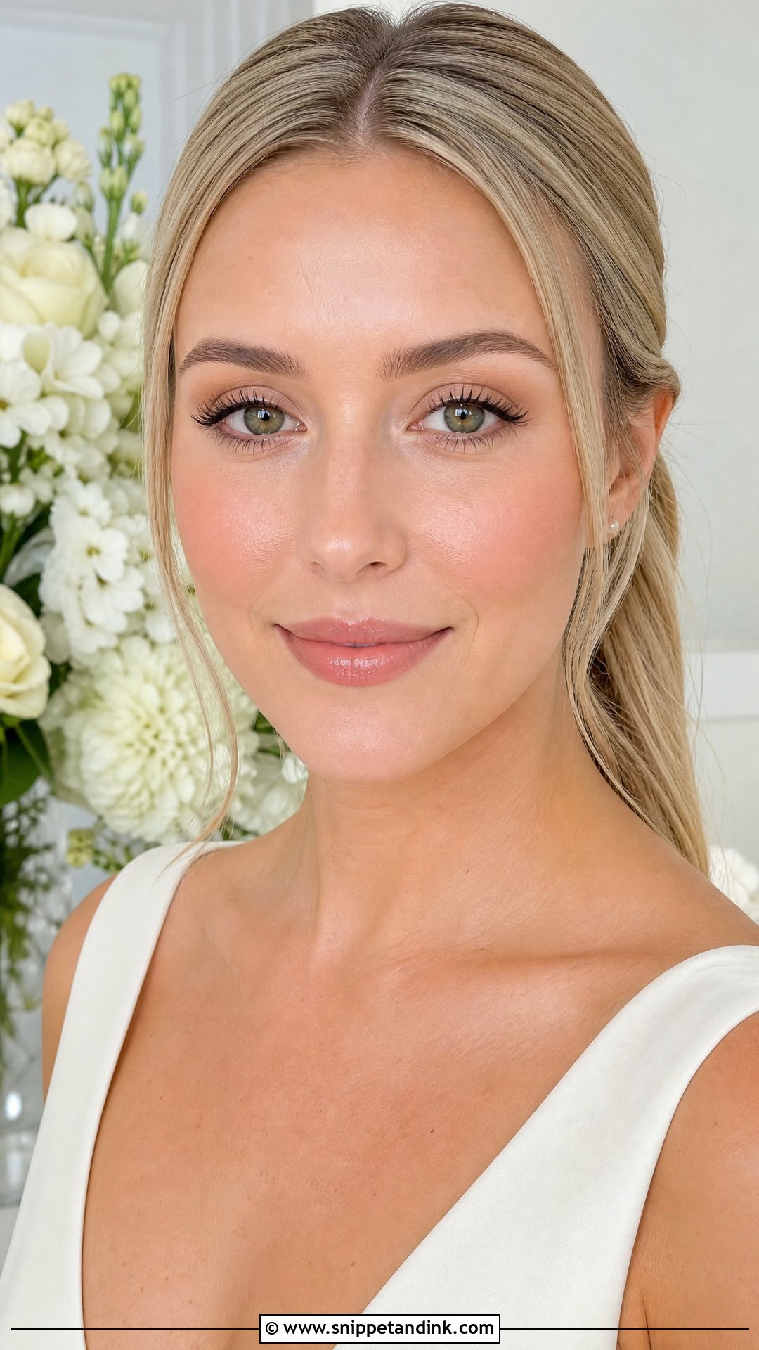 Minimal Glowy Wedding Makeup - Snippet and Ink - 25 Soft Glowy Wedding Makeup Ideas