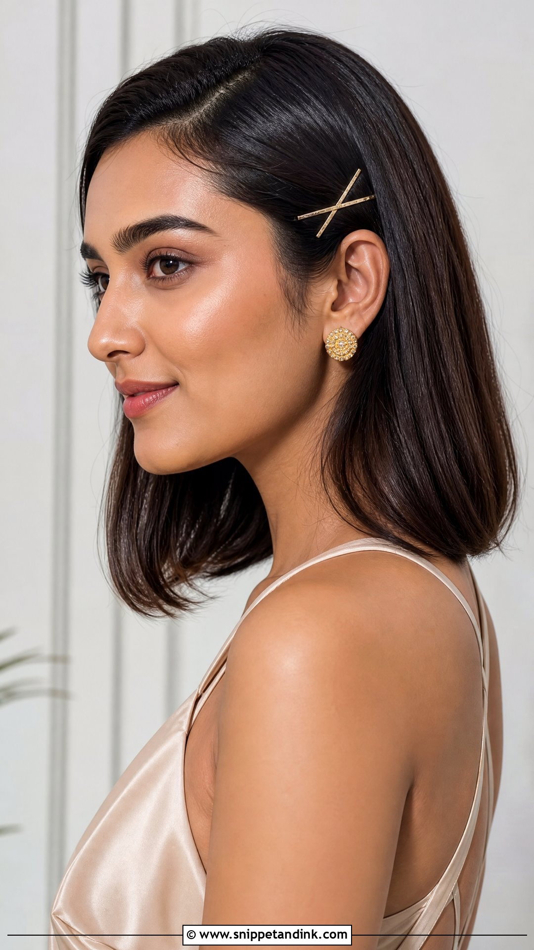 Minimal Hair Pins for Wedding Guest - Snippet and Ink - 15 Hair Accessories for Wedding Guest