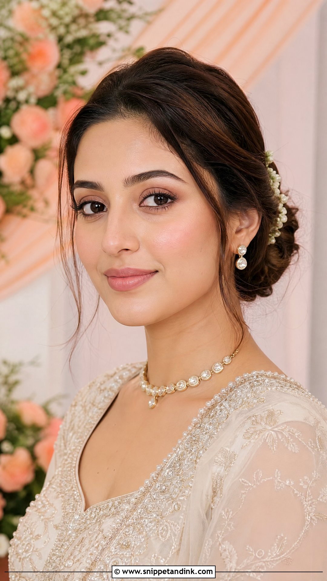 Minimal Indian Bridal Look - Snippet and Ink - 20 Indian Bridal Looks