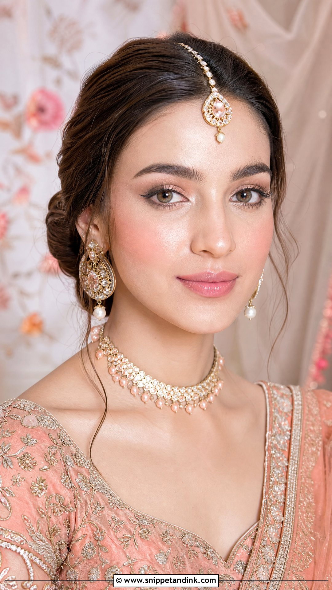 Minimal Indian Bridal Makeup - Snippet and Ink - 20 Indian Wedding Bride Makeup Looks