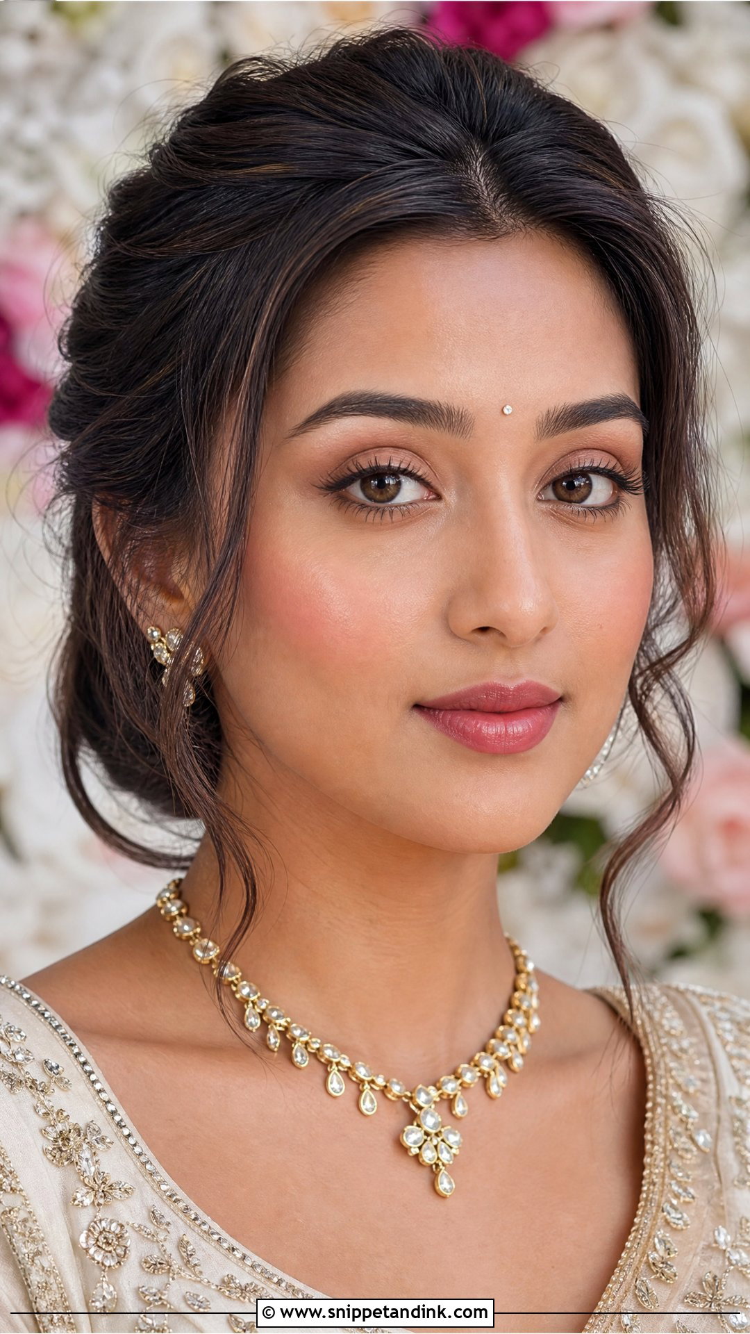 Minimal Indian Bridal Makeup - Snippet and Ink - 20 Natural Indian Wedding Makeup Ideas