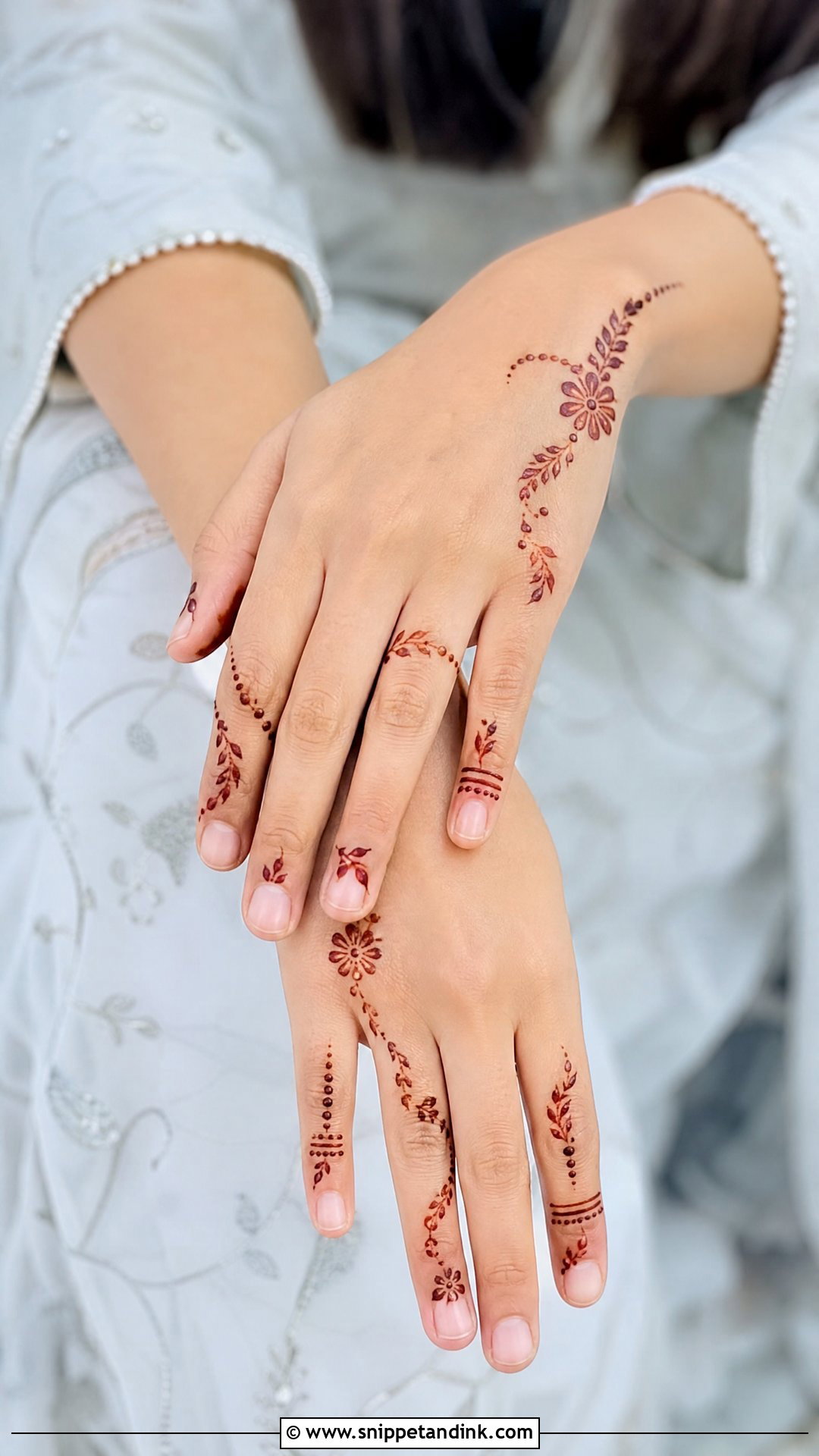 Minimal Mehndi Design - Snippet and Ink - 35 Mehndi Design Photos Ideas