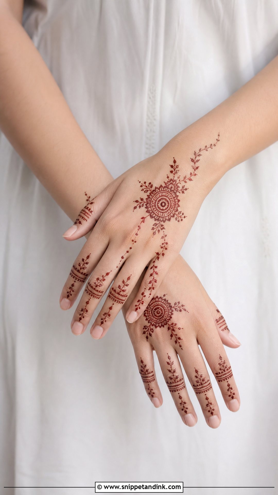 Minimal Mehndi Design - Snippet and Ink - 35 Mehndi Design Ideas