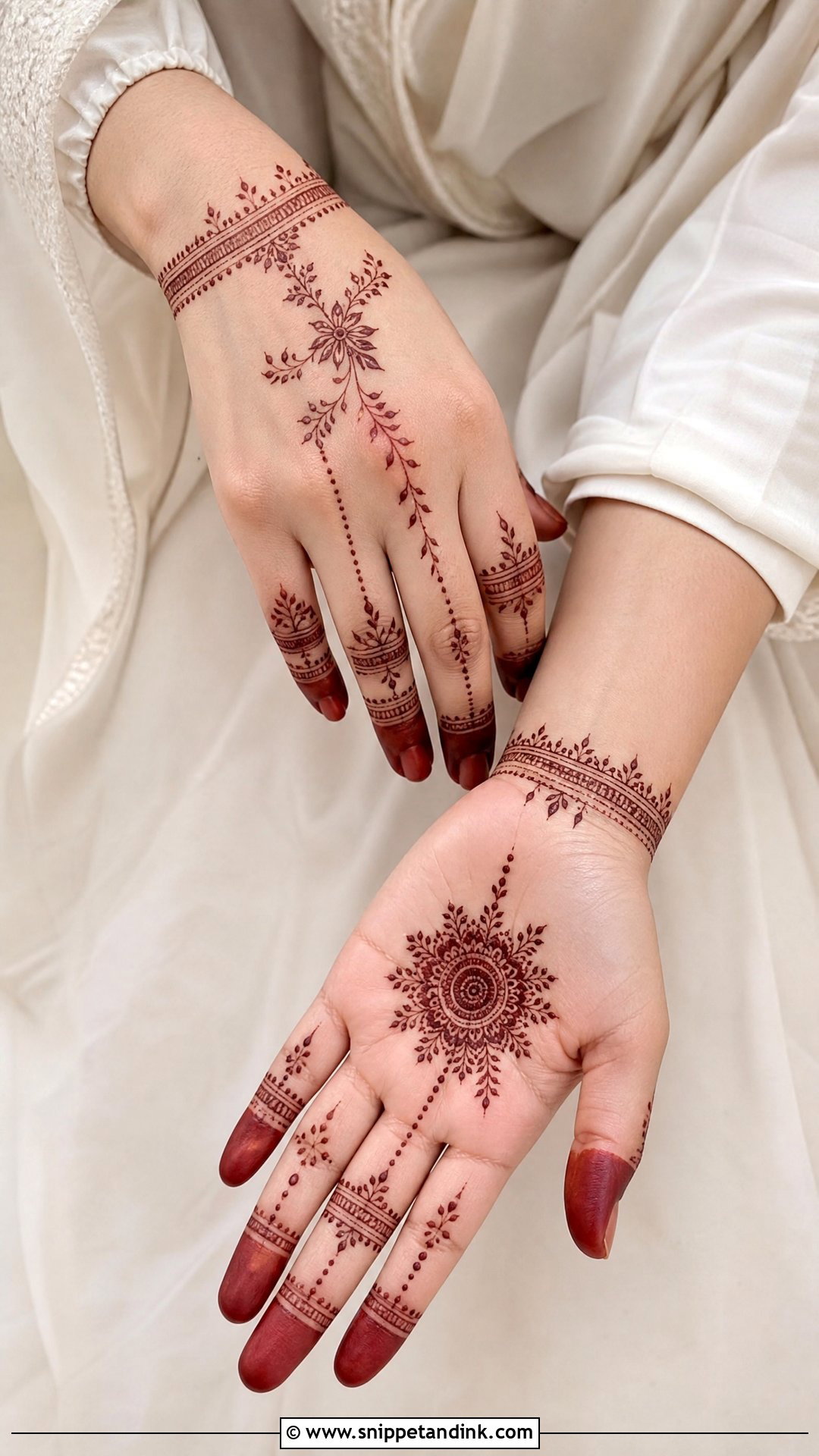 Minimal Muslim Bridal Mehndi Design - Snippet and Ink - 20 Bridal Mehndi Designs Muslim Bride