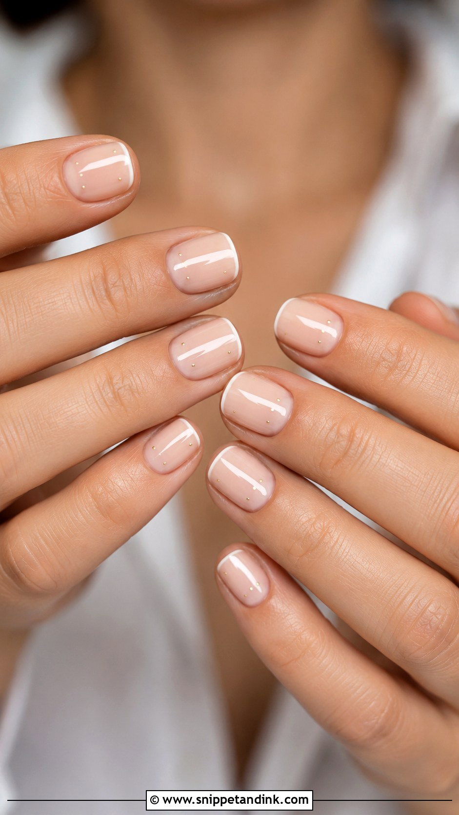 Minimal Nude Desi Wedding Nails - Snippet and Ink - 30 Desi Wedding Nails