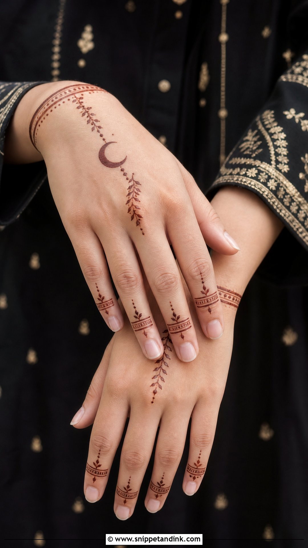 Minimal Ramzan Mehndi Design - Snippet and Ink - 30 Ramzan Mehndi Design Ideas