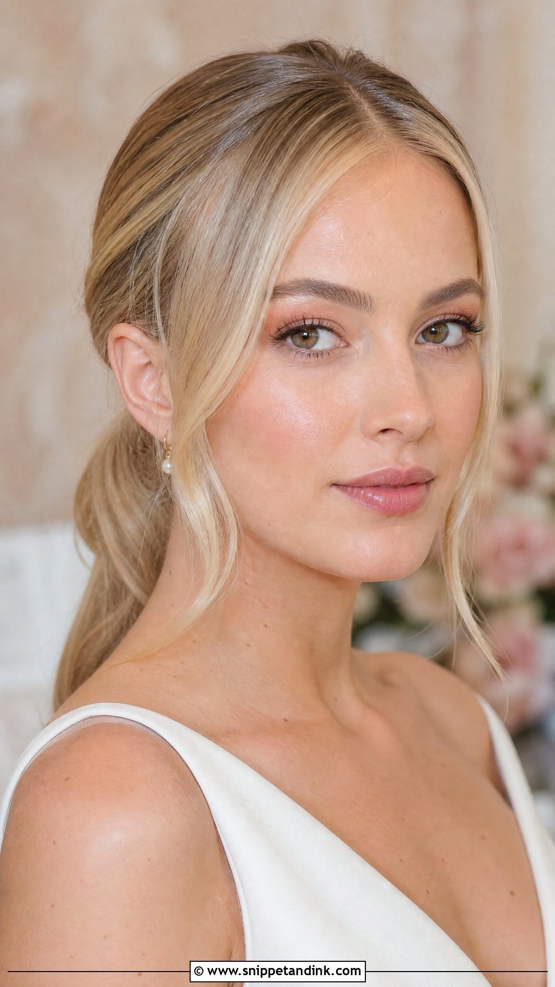 Minimal Rose Bridal Makeup - Snippet and Ink - 20 Rose Bridal Makeup Ideas