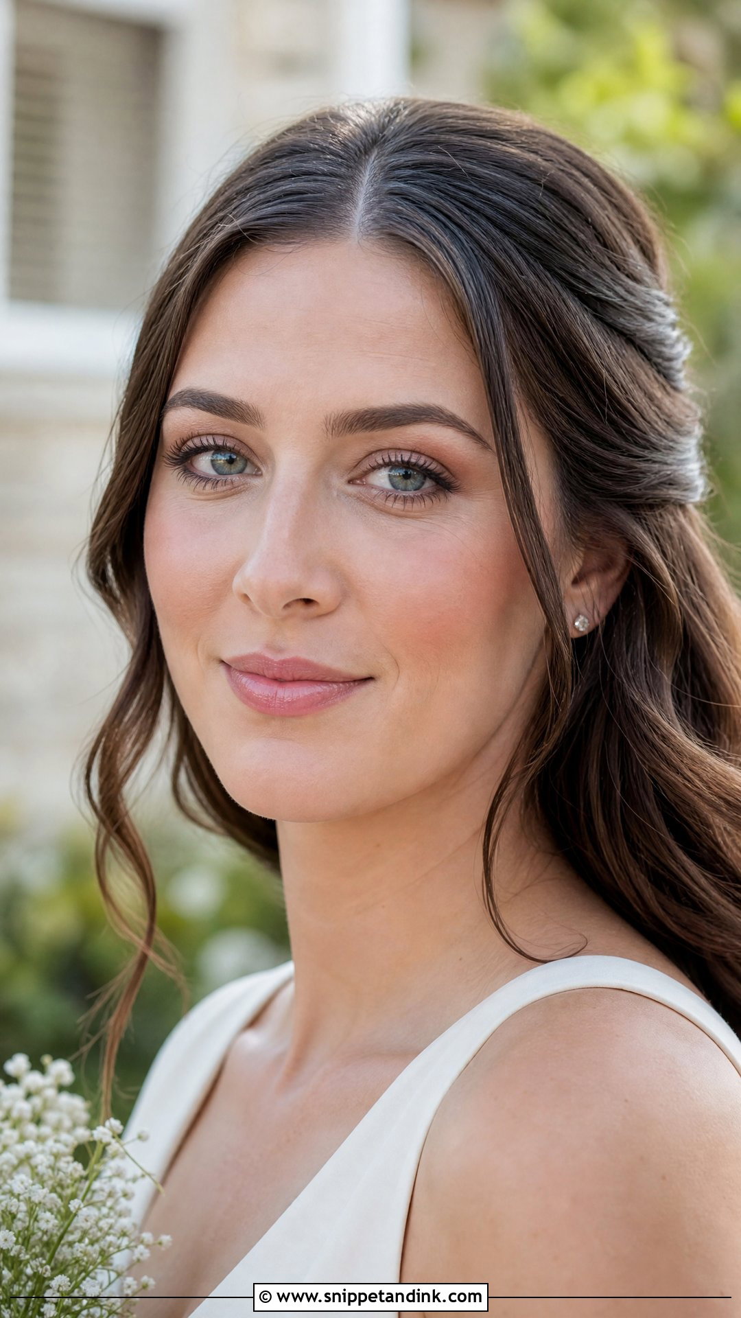 Minimal Wedding Makeup For Blue Eyes And Brown Hair - Snippet and Ink - 20 Wedding Makeup for Blue Eyes and Brown Hair