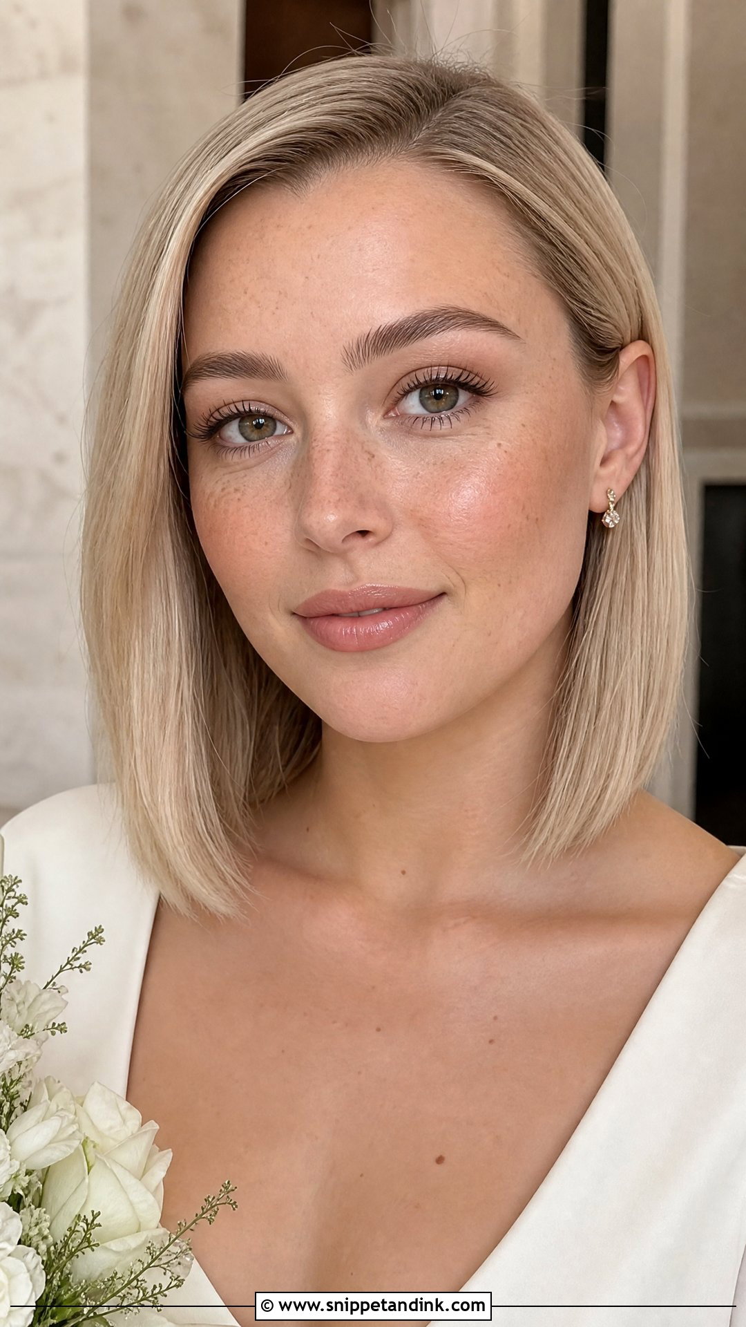 Minimal Wedding Makeup With Freckles - Snippet and Ink - 20 Wedding Makeup Freckles