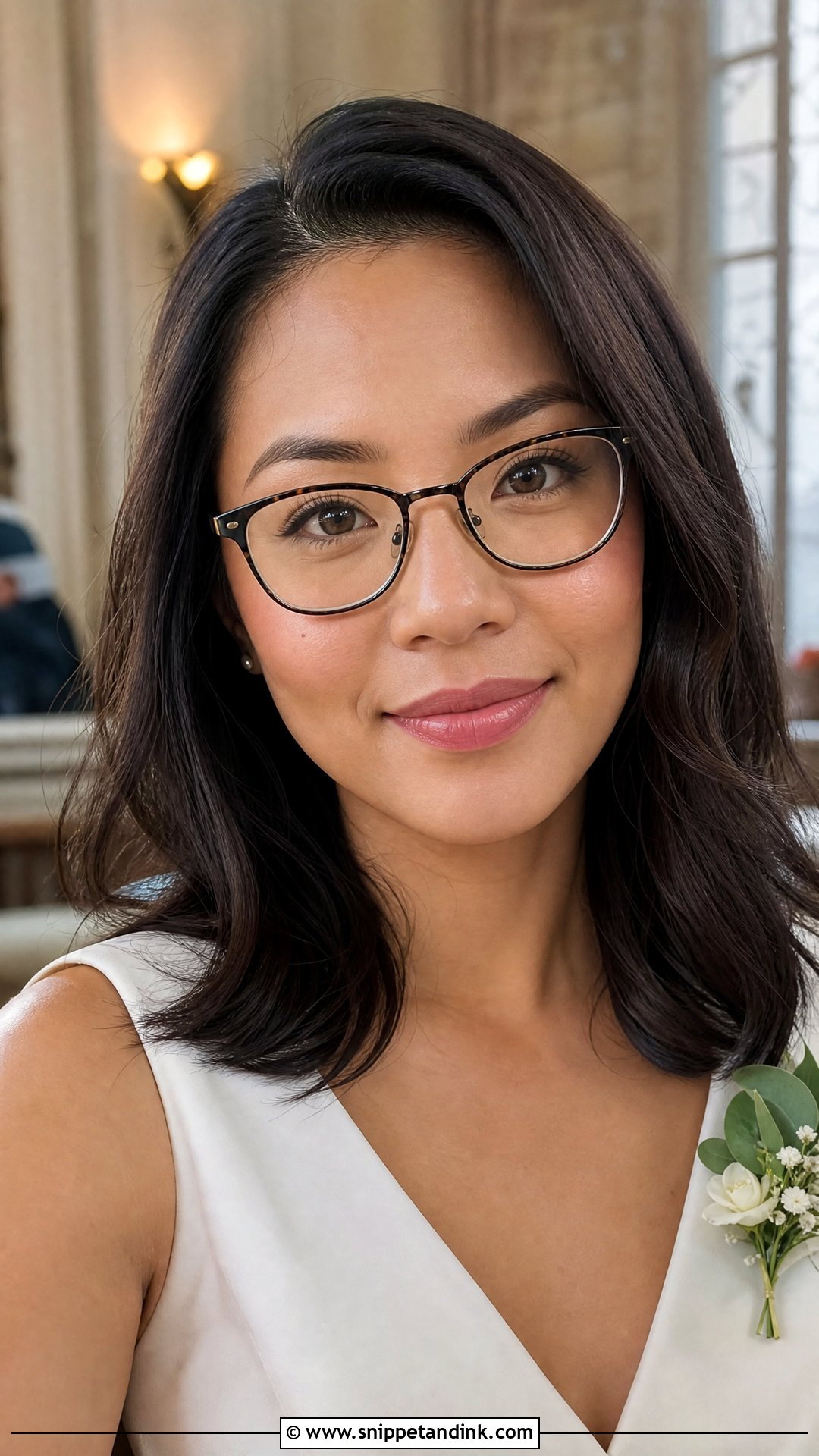 Minimal Wedding Makeup With Glasses - Snippet and Ink - 20 Wedding Makeup with Glasses