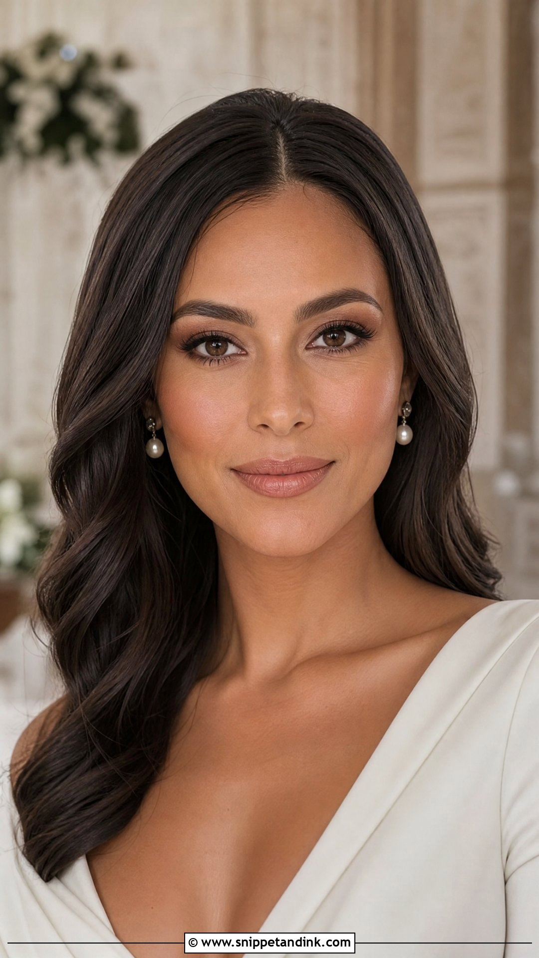 Minimal Wedding Makeup With Nude Lip - Snippet and Ink - 25 Minimal Wedding Makeup Ideas