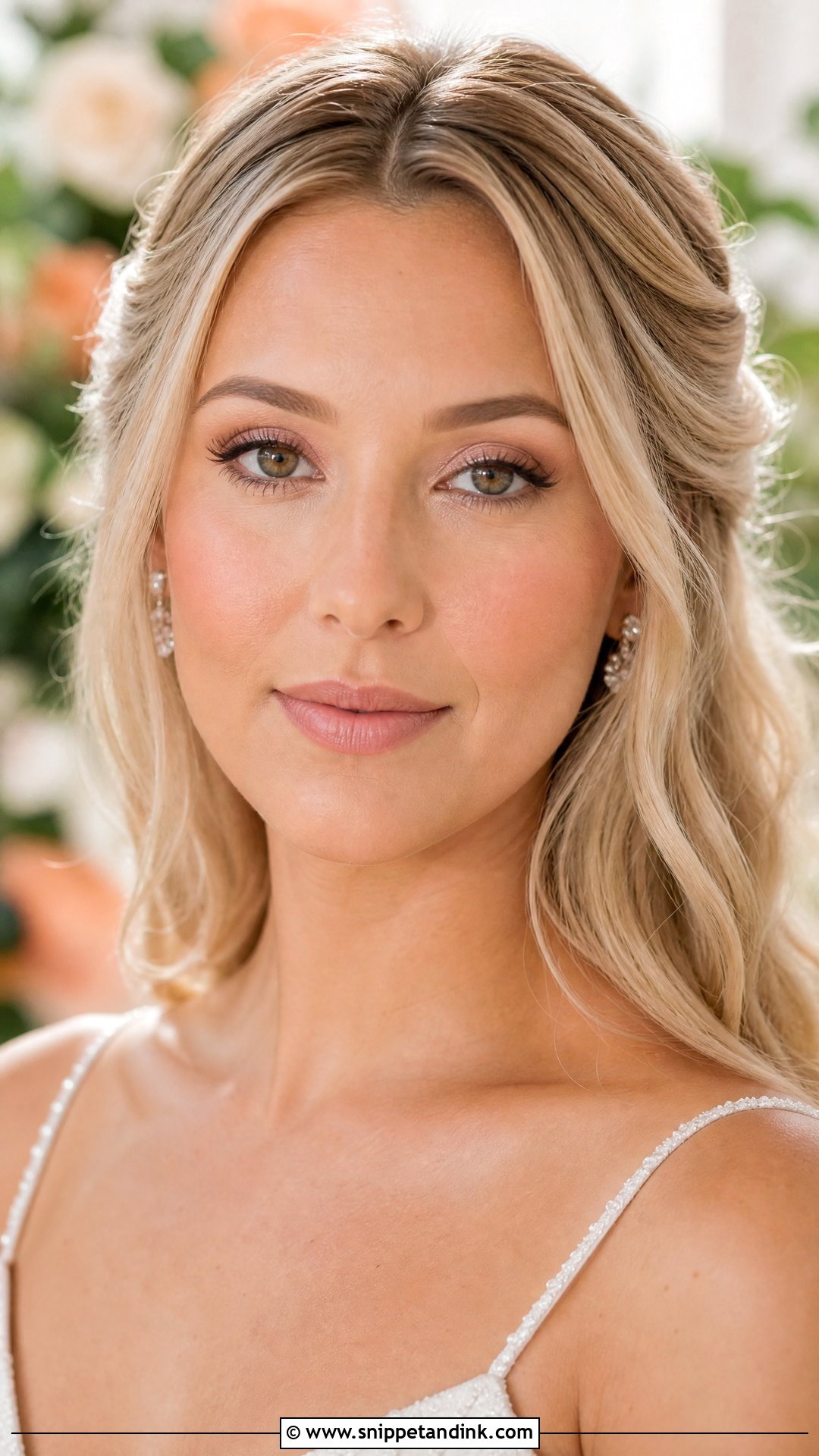 Minimal Wedding Makeup With Peach Blush - Snippet and Ink - 25 Minimal Wedding Makeup Ideas
