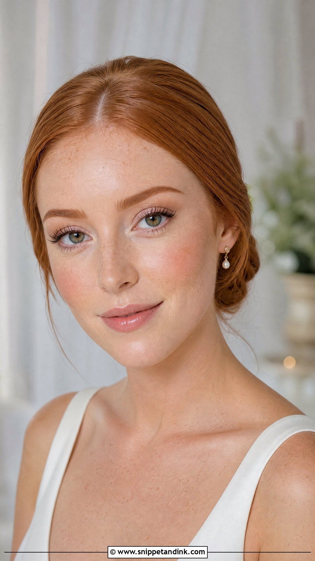 Minimal Wedding Makeup for Redheads - Snippet and Ink - 20 Wedding Makeup for Redheads