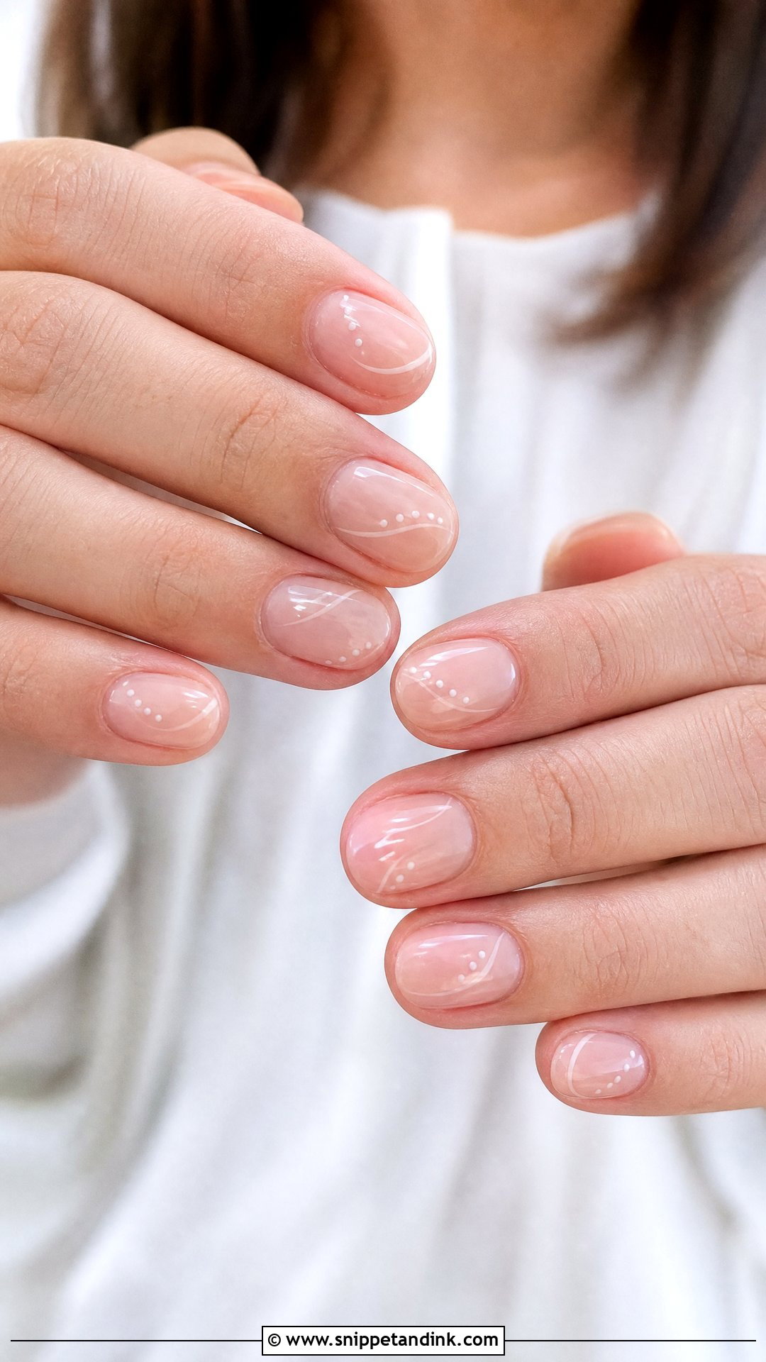 Minimal Wedding Nail Art - Snippet and Ink - 25 Nail Ideas for Wedding