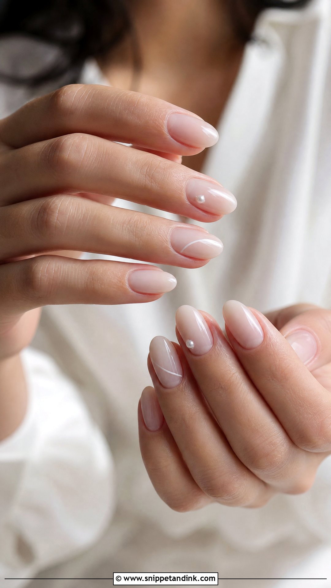 Minimal Wedding Nails - Snippet and Ink - 25 Nail Wedding for Bride Ideas