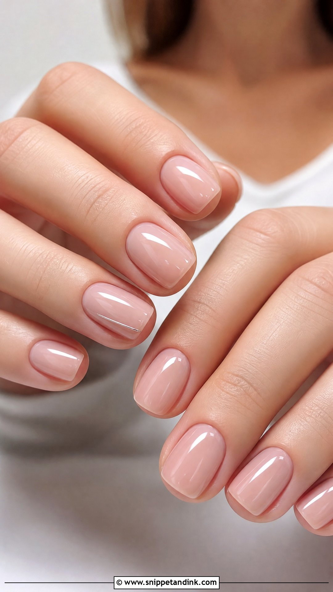 Minimal Wedding Nails - Snippet and Ink - 25 Trendy Wedding Nails