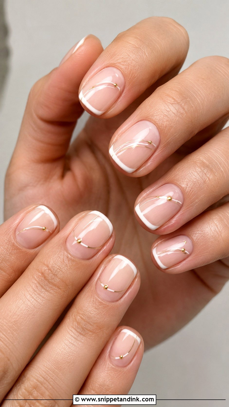 Minimal Wedding Nails - Snippet and Ink - 20 Nail Art Designs for Wedding Functions