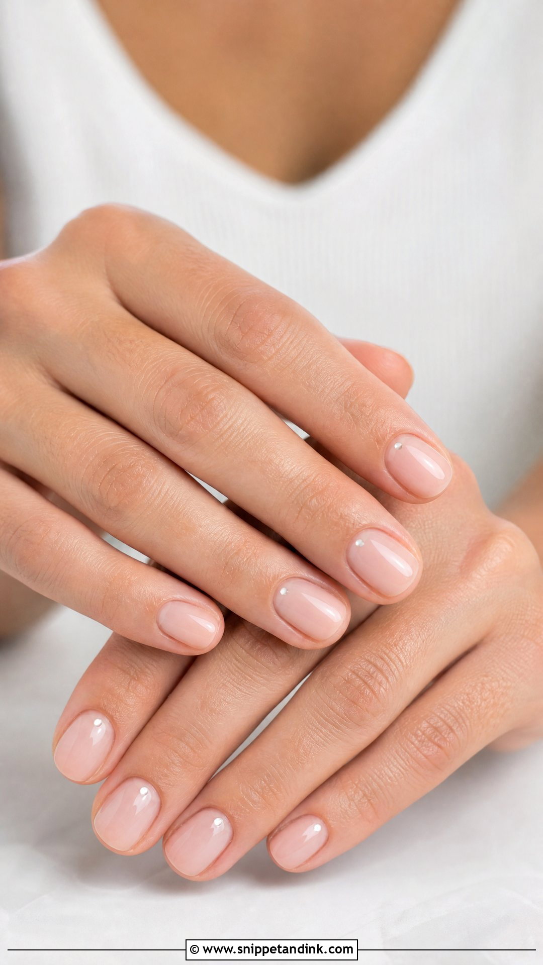 Minimal Wedding Nails - Snippet and Ink - 20 Pretty Wedding Nails