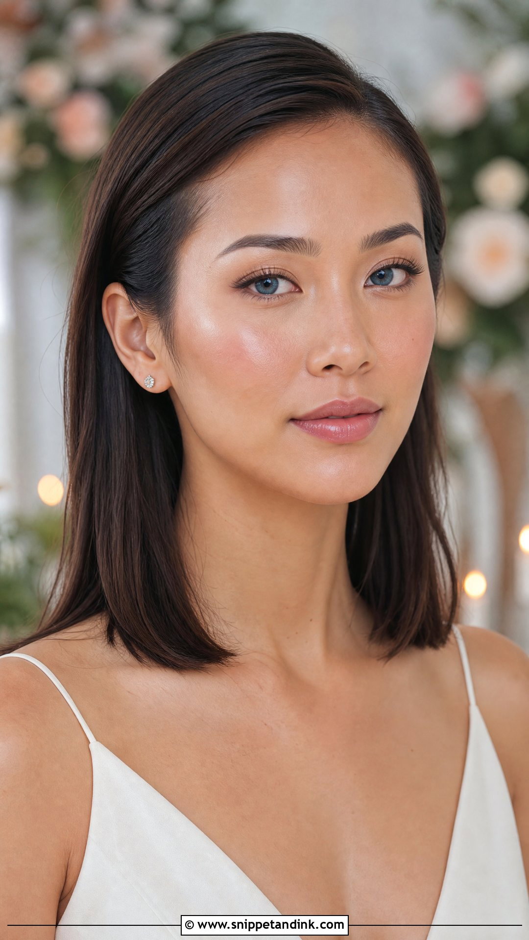 Minimal Winter Wedding Makeup For Blue Eyes - Snippet and Ink - 20 Winter Wedding Makeup for Blue Eyes
