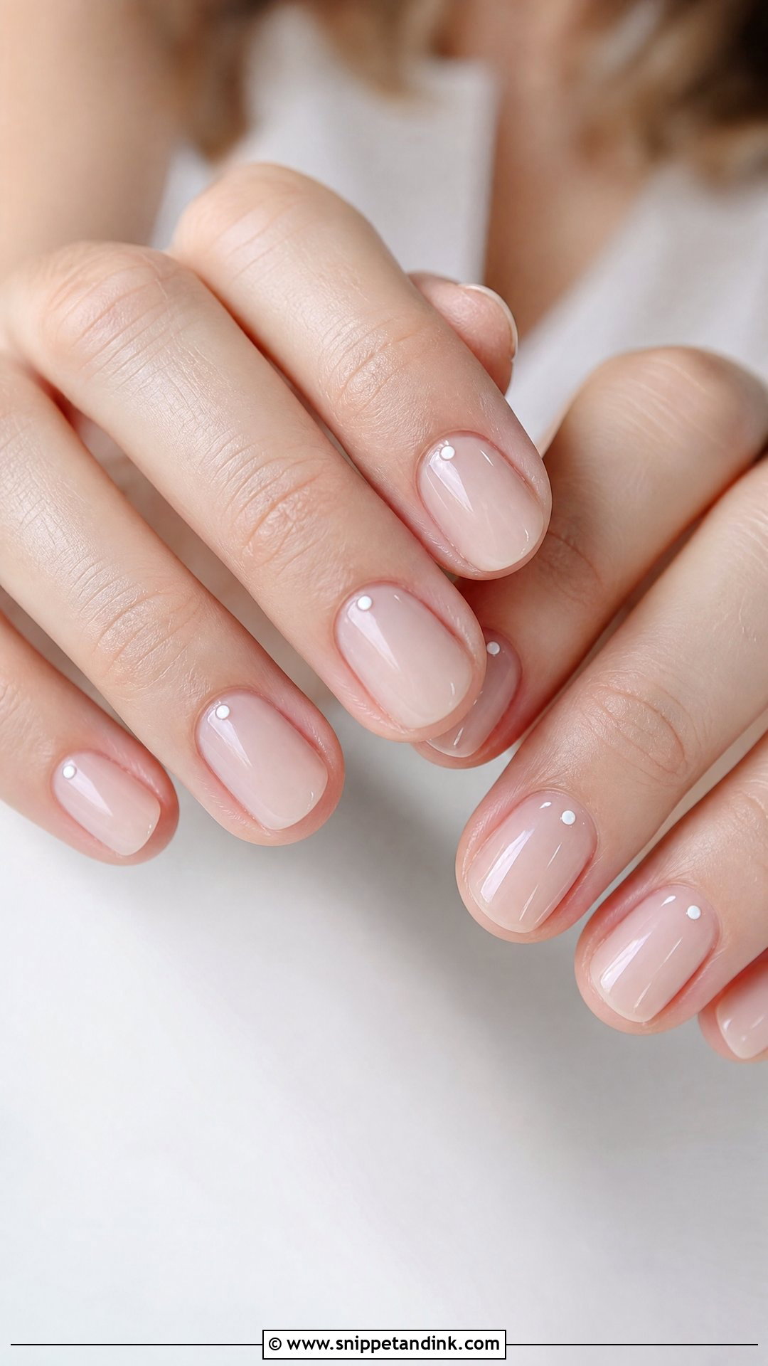 Minimalist Bridal Nails - Snippet and Ink - 25 Classy Bridal Nails