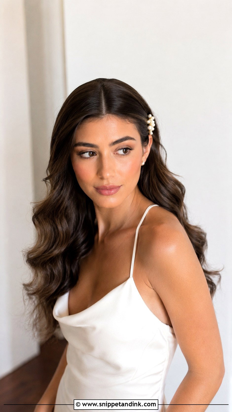 Minimalist French Twist Wedding Hairstyle - Snippet and Ink - 15 Minimalist Wedding Hairstyles
