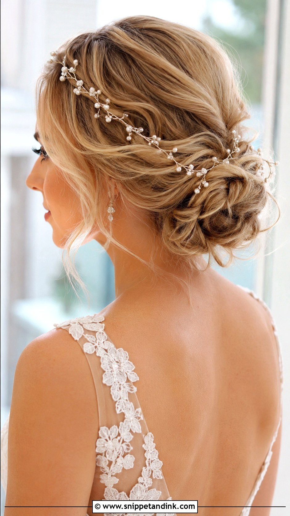 Minimalist Hair Barrette - Snippet and Ink - 20 Bride Hair Piece Ideas
