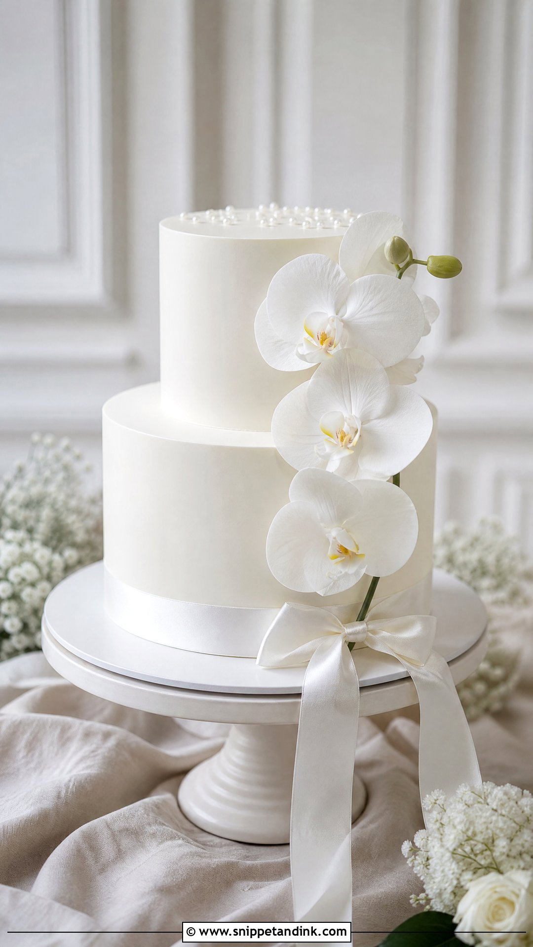 Minimalist Tiered Wedding Cake - Snippet and Ink - 20 Tier Cake Designs for Wedding