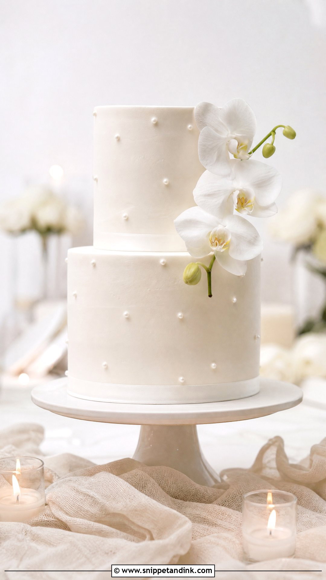 Minimalist Wedding Cake - Snippet and Ink - 20 Unique Luxury Wedding Cake Ideas