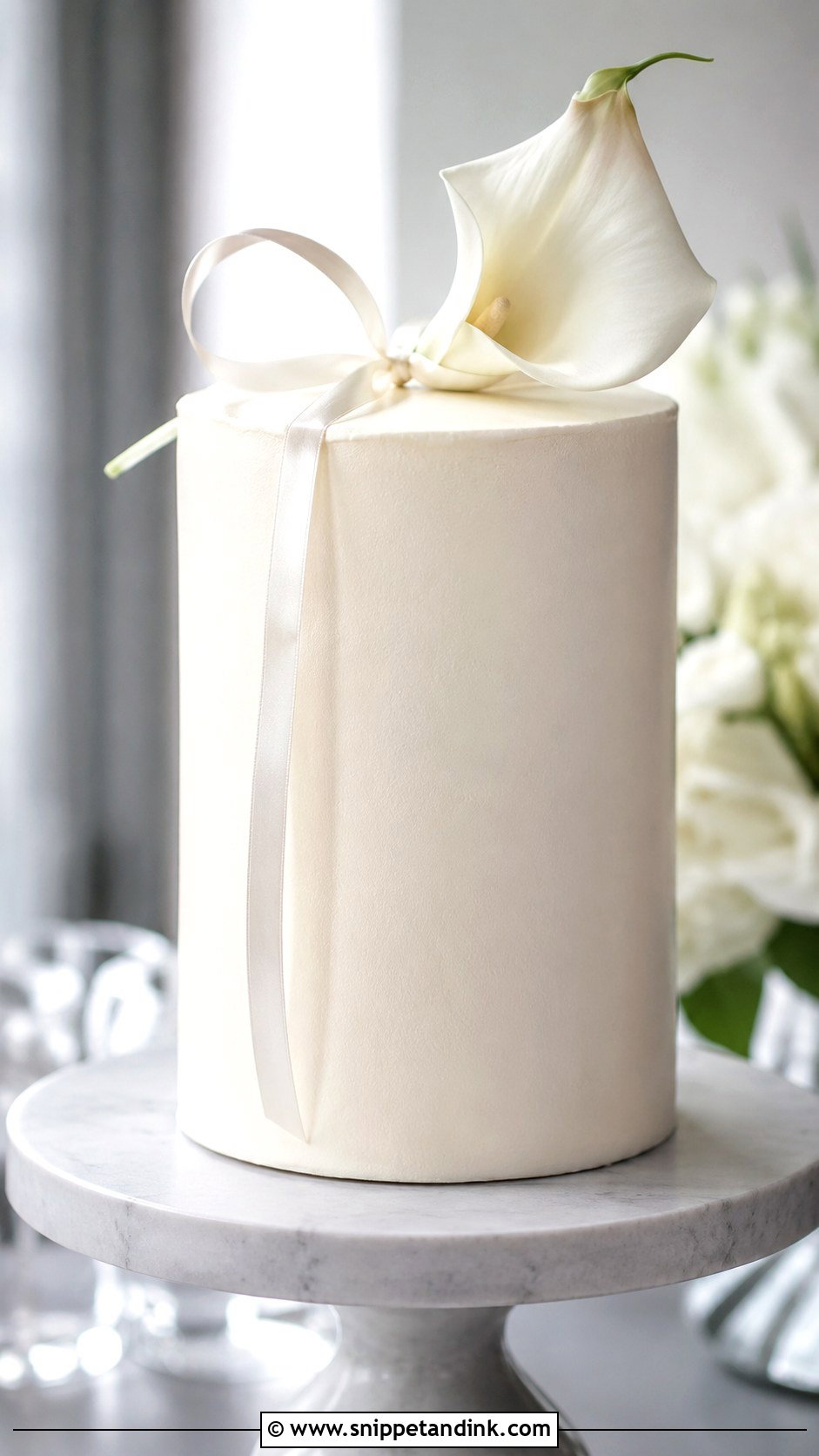 Minimalist Wedding Cake - Snippet and Ink - 30 Simple Unique Wedding Cake Ideas