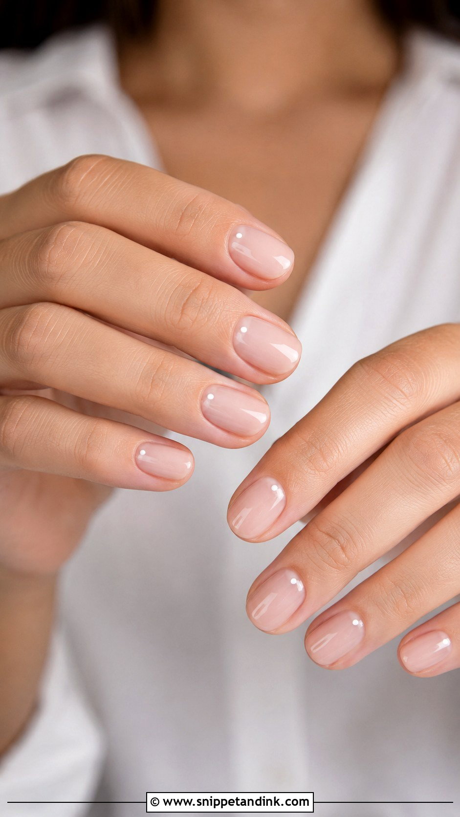 Minimalist Wedding Nails - Snippet and Ink - 30 Wedding Day Nails for Bride