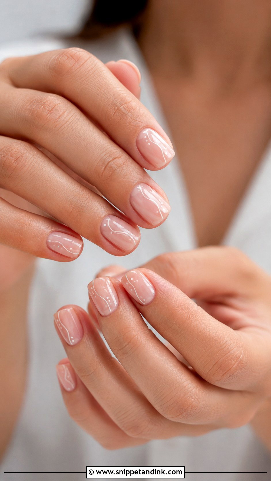 Minimalist Wedding Nails - Snippet and Ink - 30 Wedding Nail Inspo for Bride Ideas